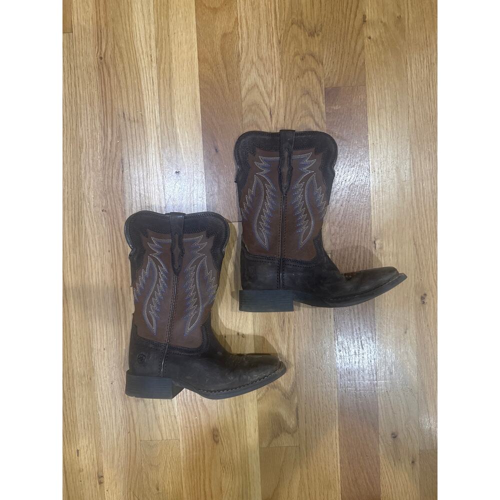 Ariat Youth Sport Western Square Toe Size 11 Rodeo Country 4LR - Picture 2 of 7